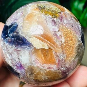 Inlaid Crystal Sphere